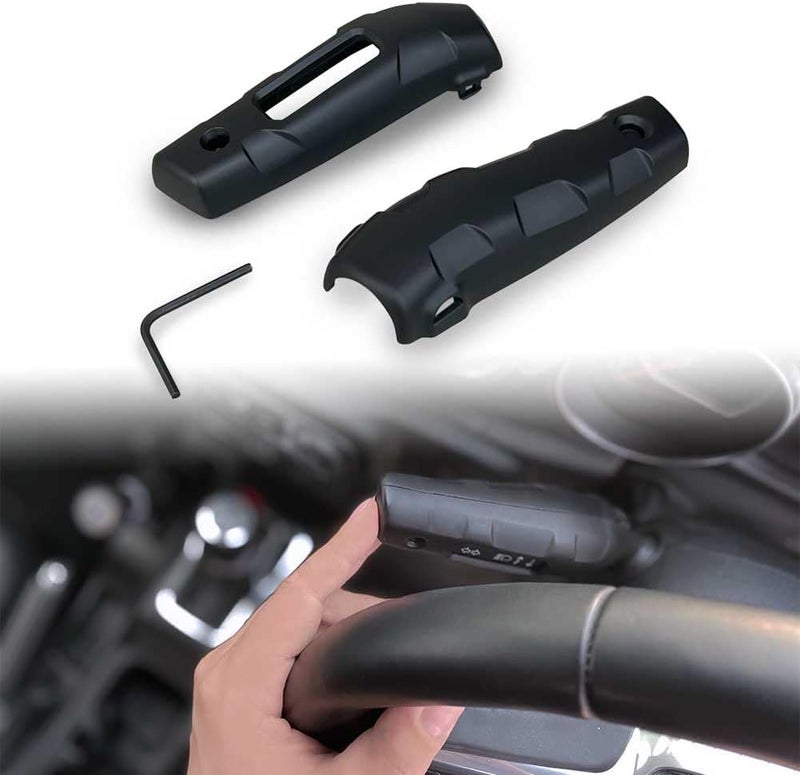 AZUTO Turn Signal Lever Extension Blinker Switch Extension for Jeep Wrangler (JL) / Gladiator (JT) 2018-2026 Black Color Wrangler Accessories Indicator Switch Extension - Image 4